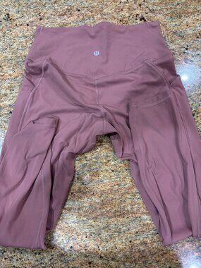 Lululemon Align High Rise Leggings Pants Tights Pockets 8 Workout VGUC
